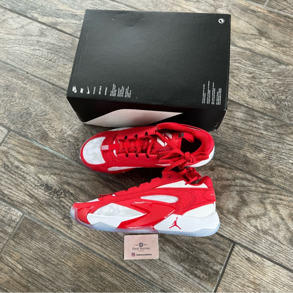 Brand New Air Jordan Luka 2 TB Men’s Sneakers “University Red” FN7400 160 - Picture 13 of 14